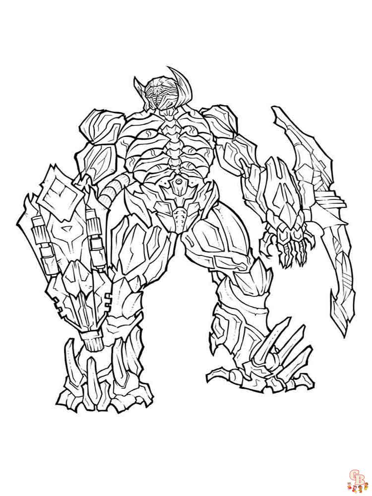 Coloriage Transformers