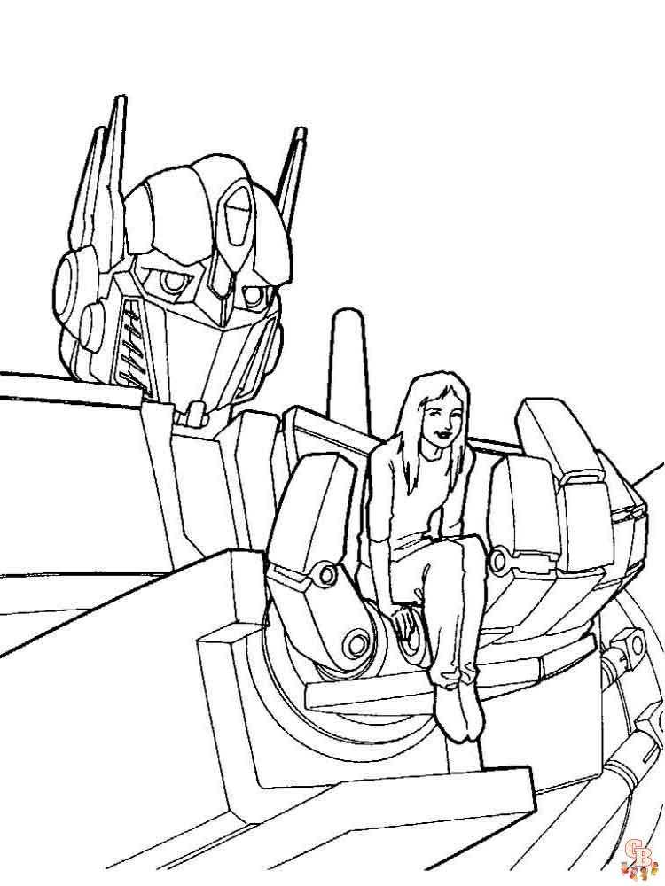 Coloriage Transformers