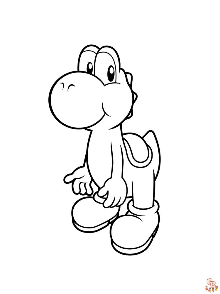 Coloriage Yoshi