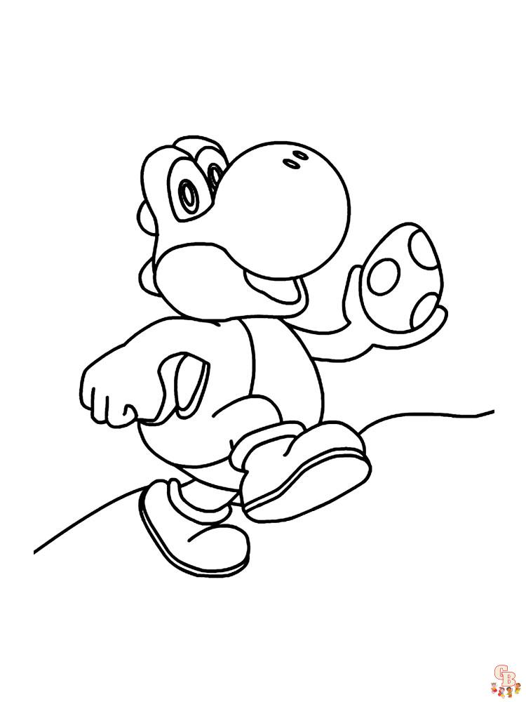 Coloriage Yoshi