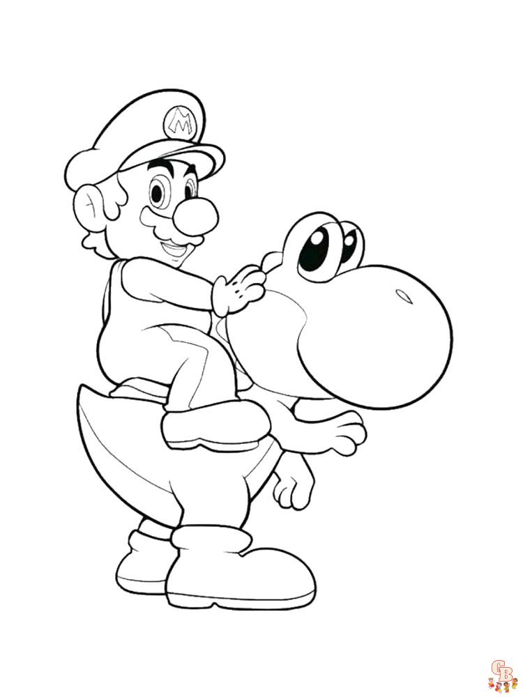 Coloriage Yoshi