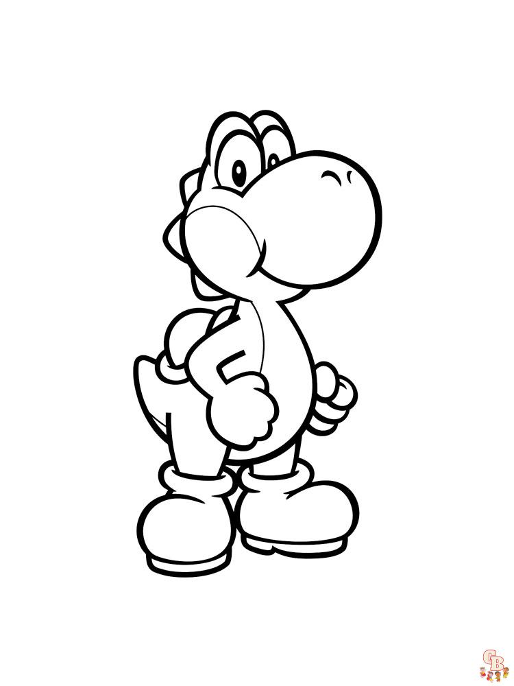 Coloriage Yoshi