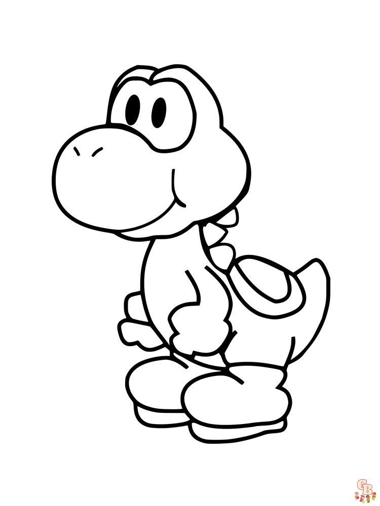 Coloriage Yoshi