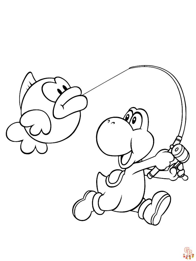 Coloriage Yoshi