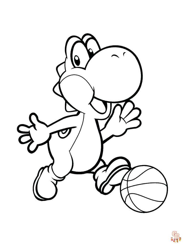 Coloriage Yoshi