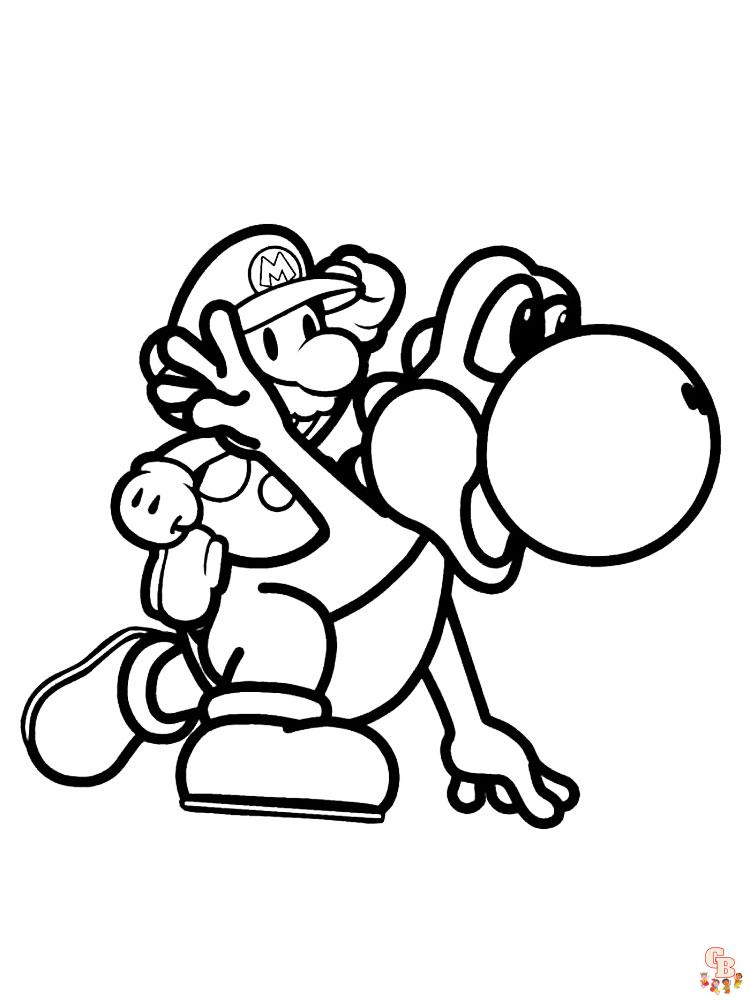 Coloriage Yoshi