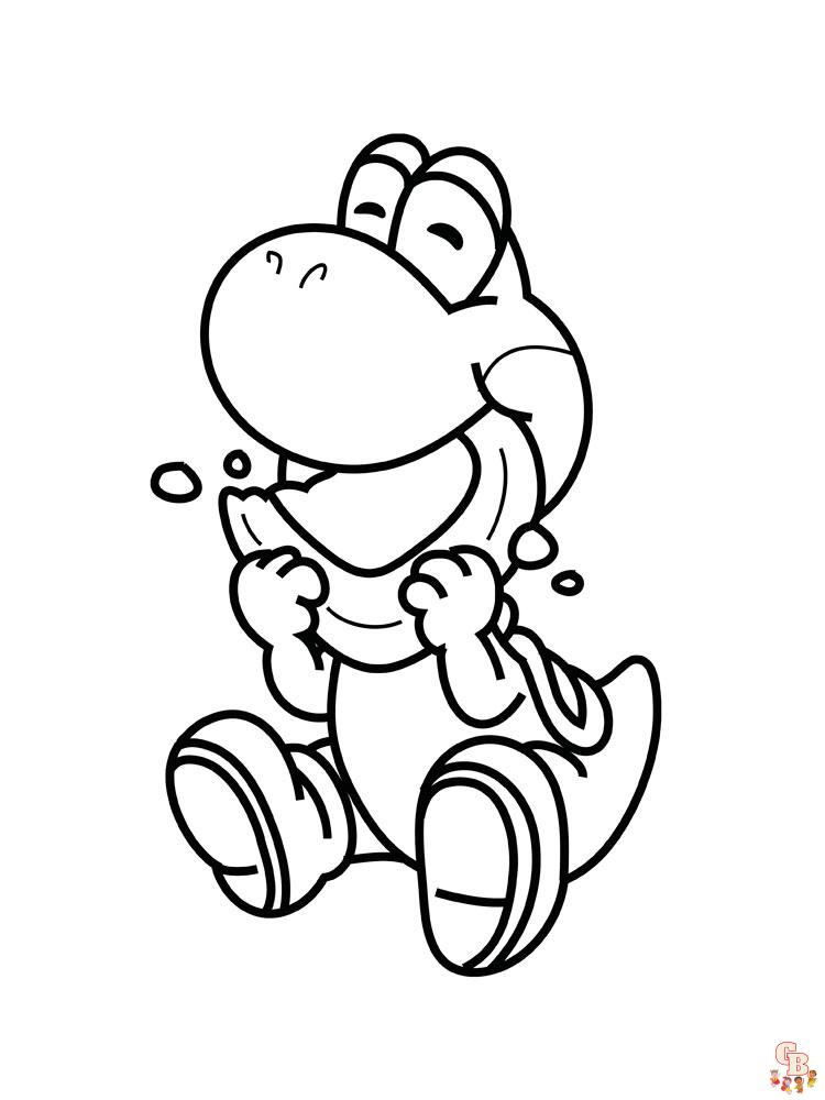 Coloriage Yoshi