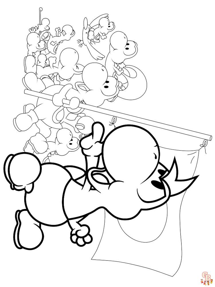 Coloriage Yoshi