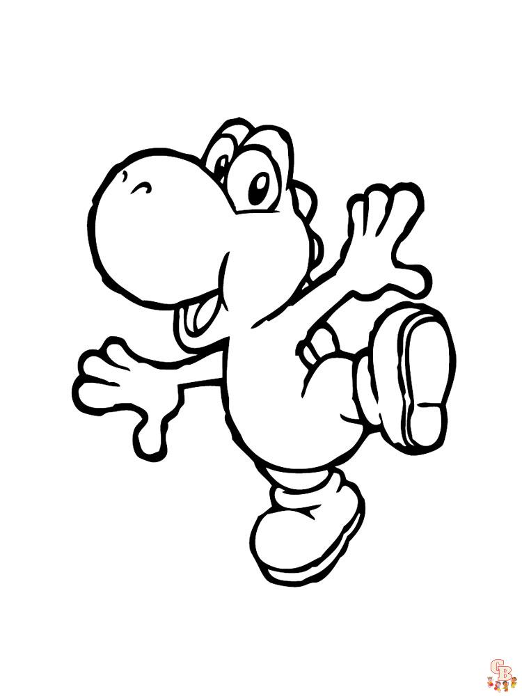 Coloriage Yoshi