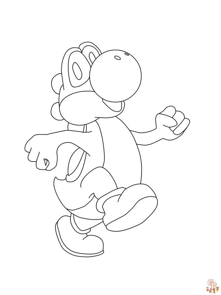 Coloriage Yoshi