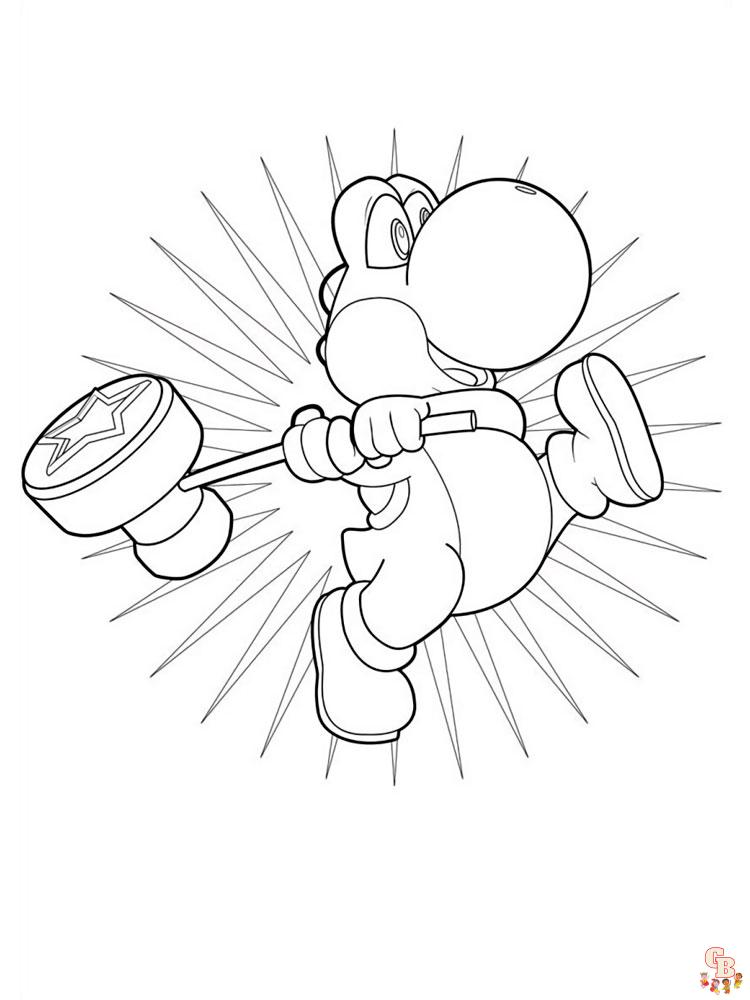 Coloriage Yoshi