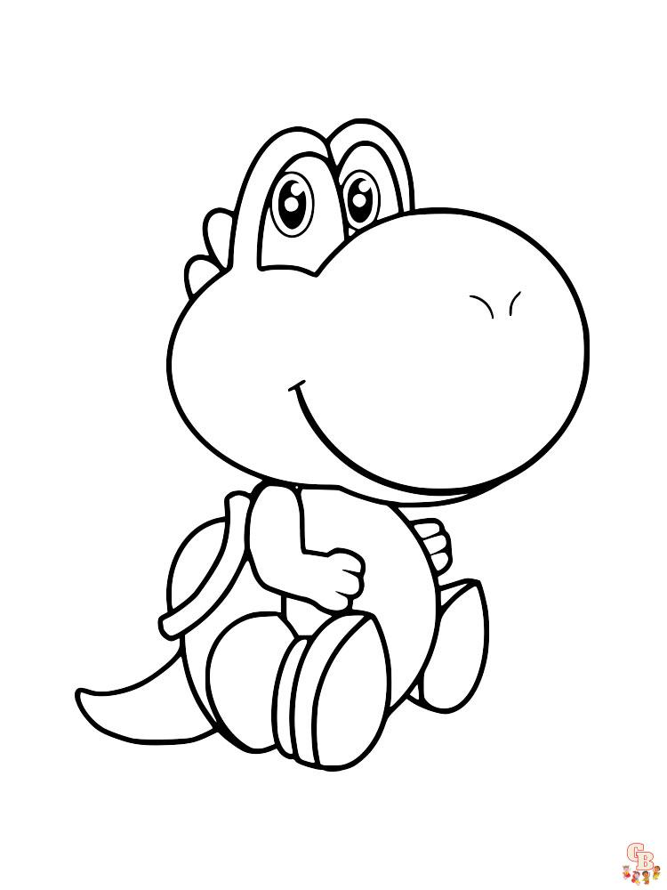 Coloriage Yoshi