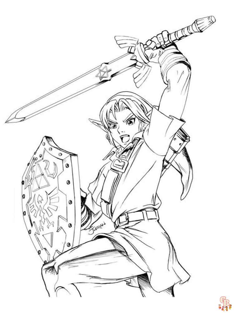 Coloriage Zelda