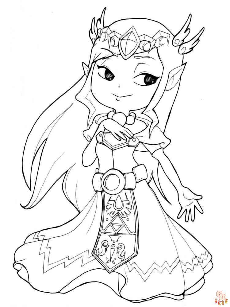 Coloriage Zelda