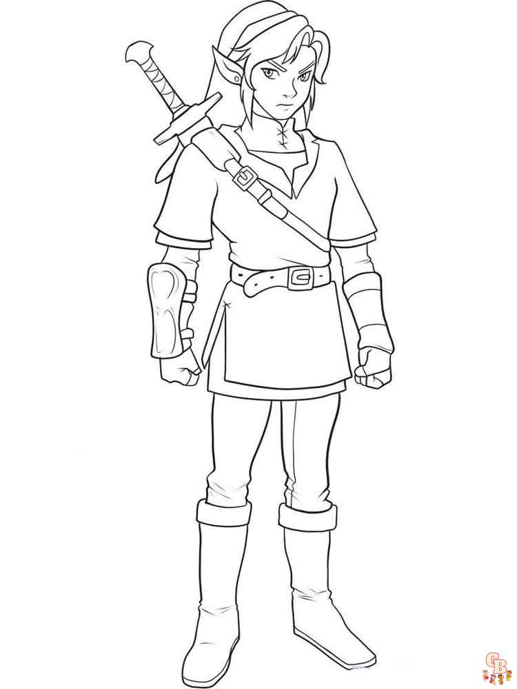 Coloriage Zelda