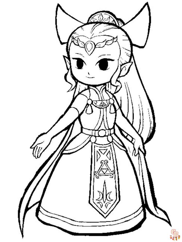 Coloriage Zelda