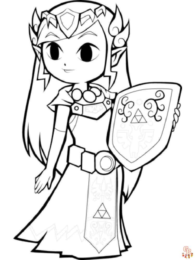 Coloriage Zelda