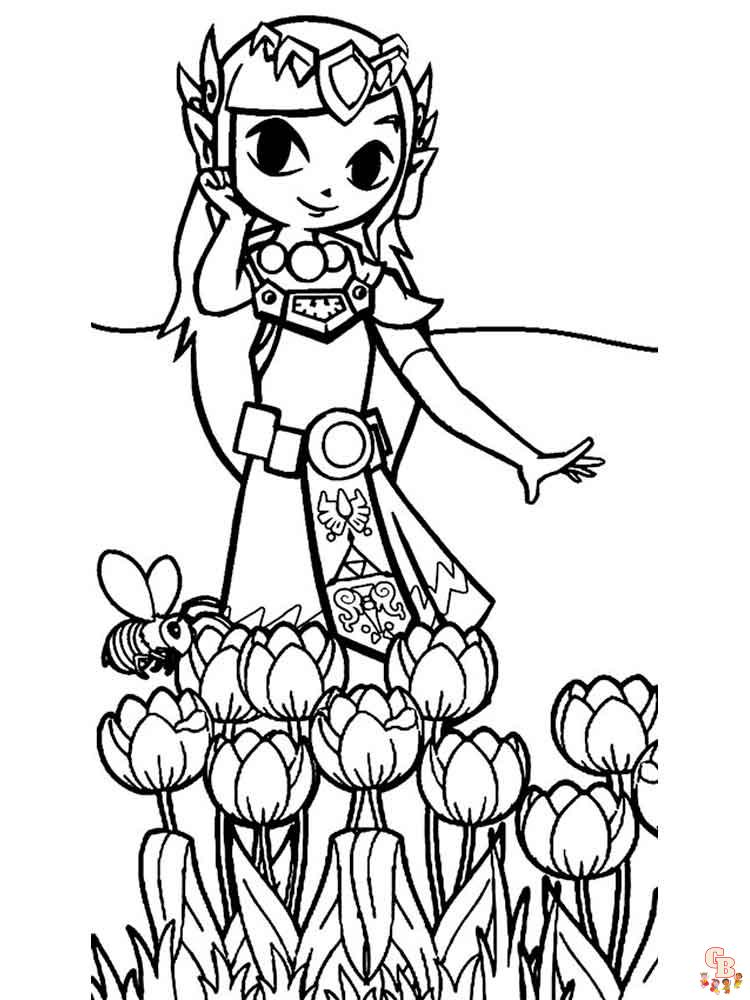 Coloriage Zelda