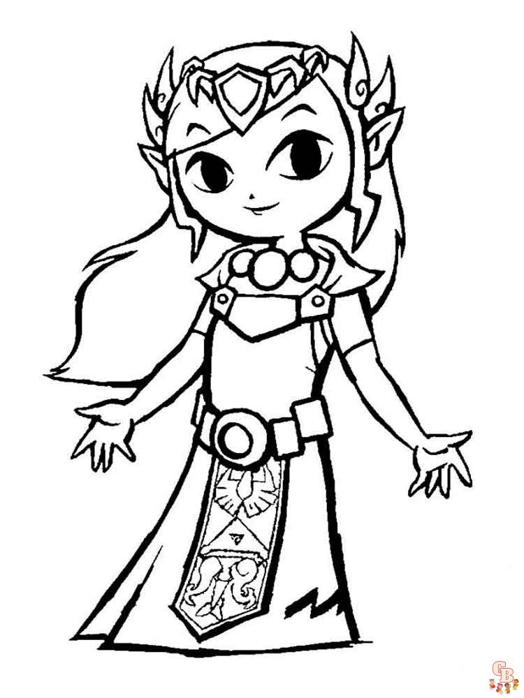 Coloriage Zelda