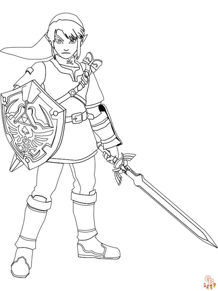 Coloriage Zelda