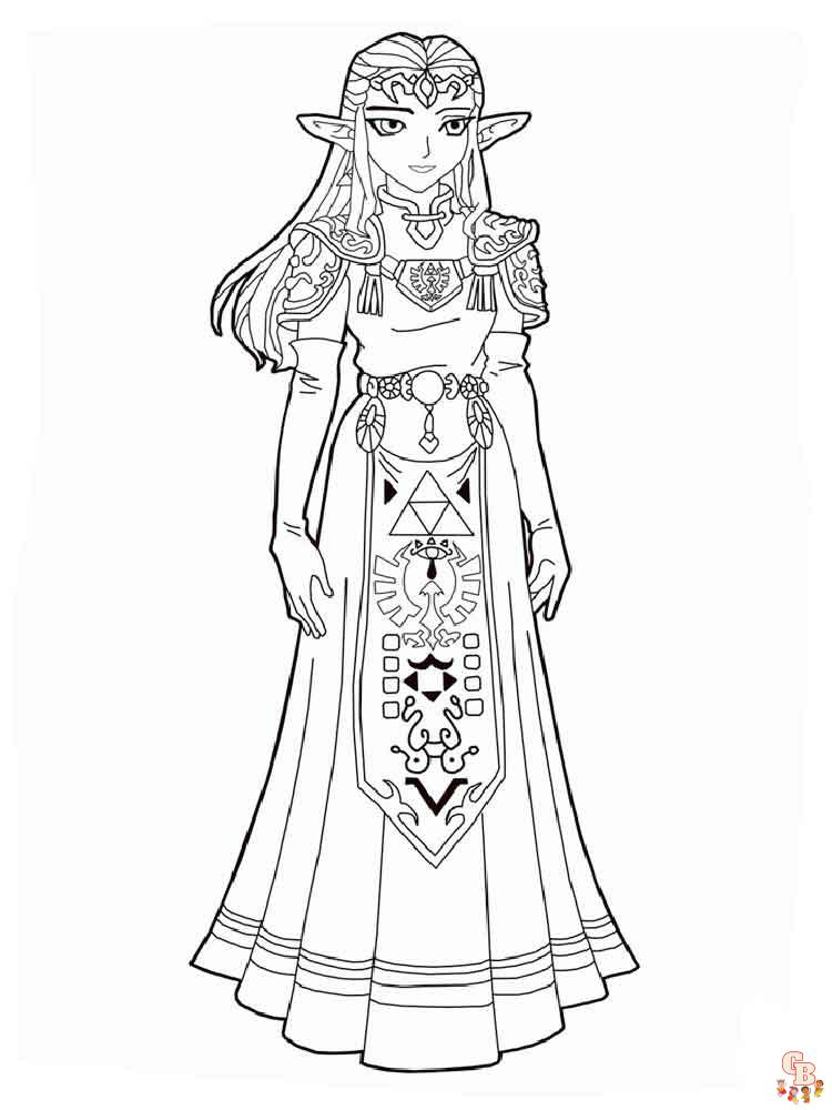 Coloriage Zelda