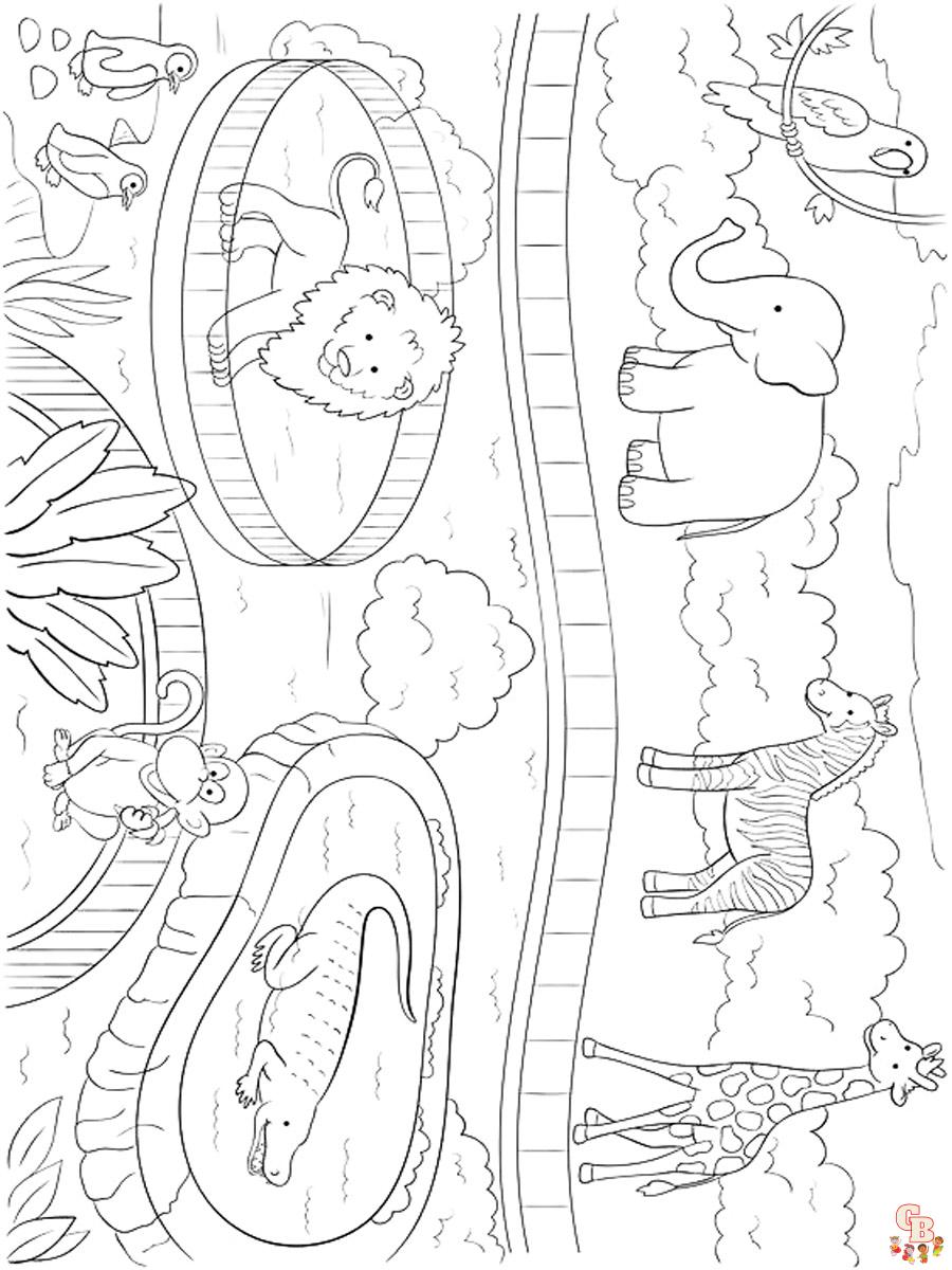 Coloriage Zoo