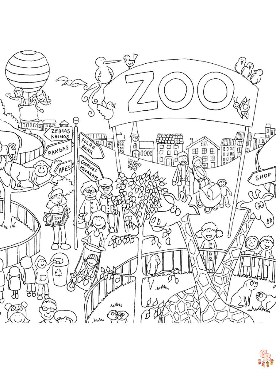 Coloriage Zoo