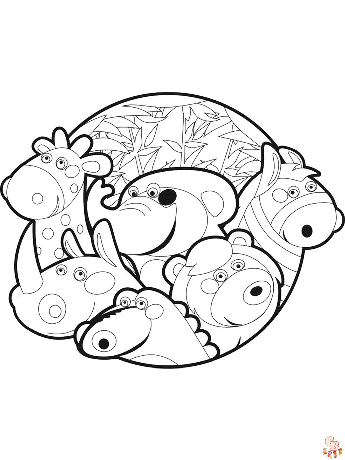 Coloriage Zoo