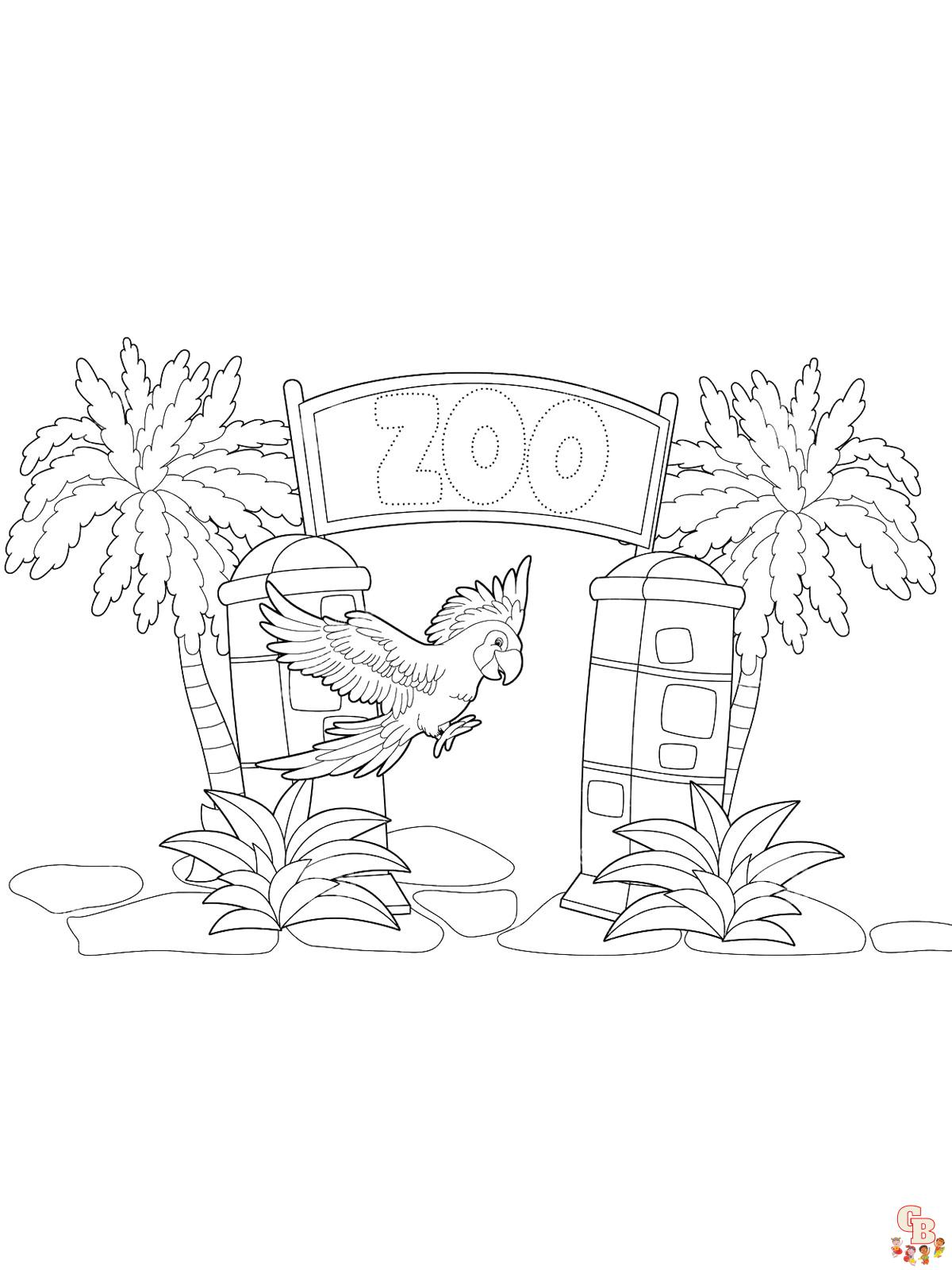 Coloriage Zoo