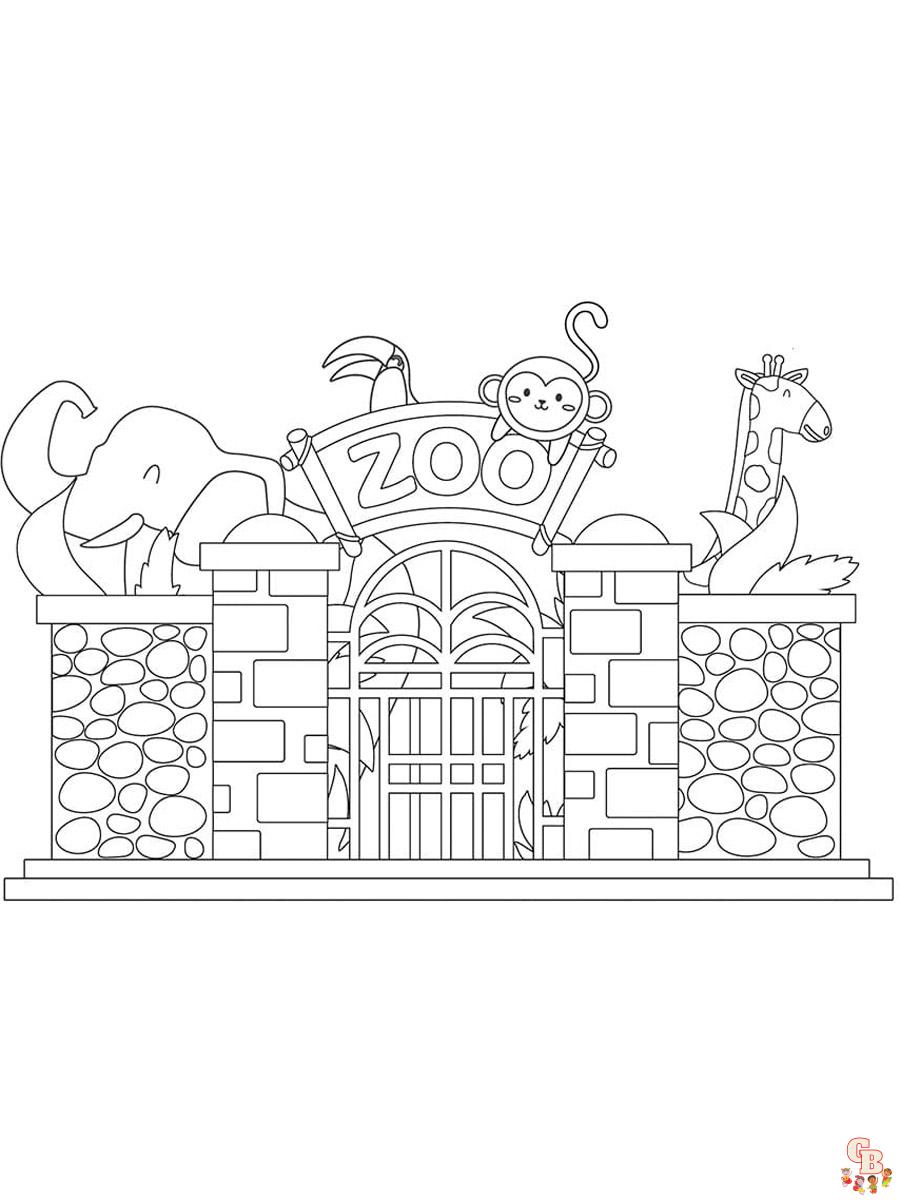 Coloriage Zoo