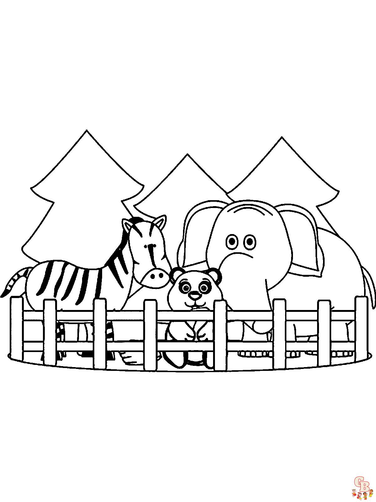 Coloriage Zoo