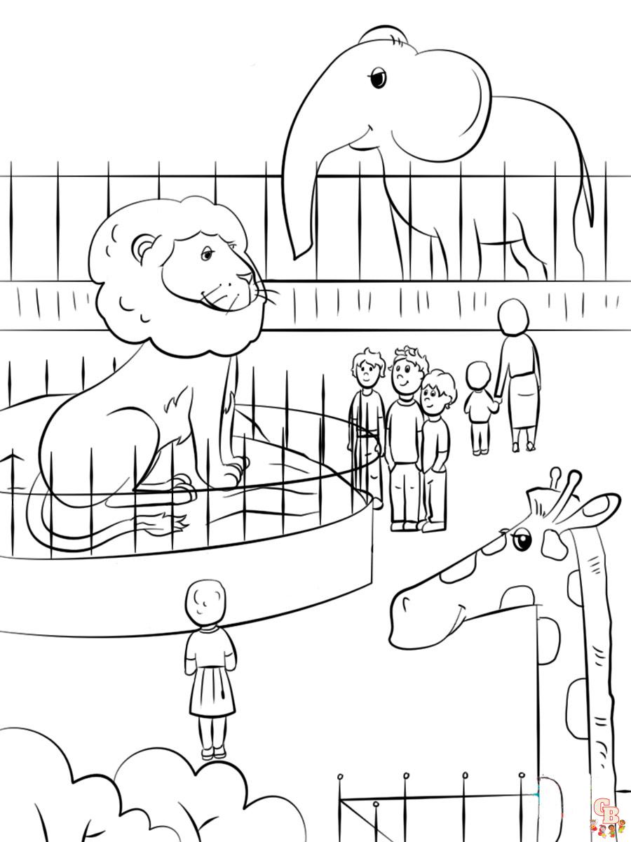 Coloriage Zoo