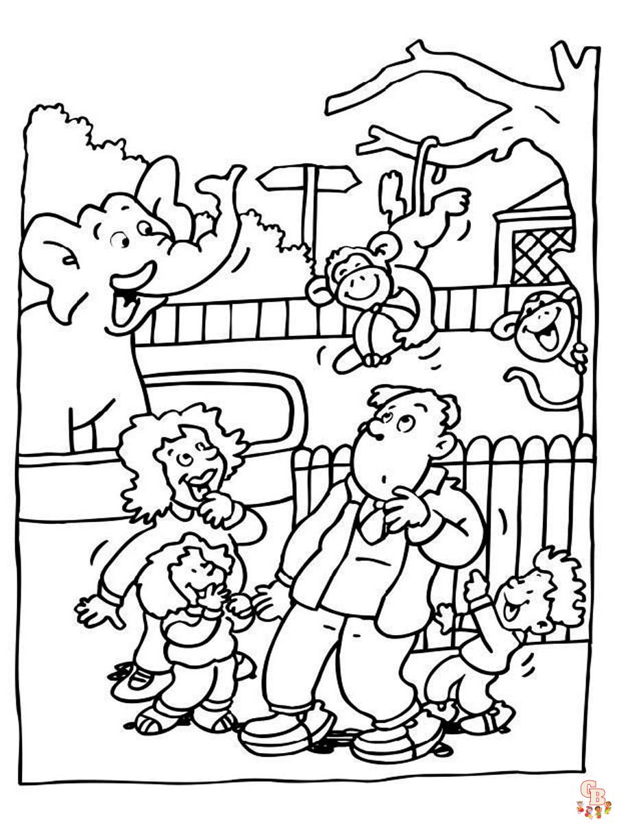 Coloriage Zoo