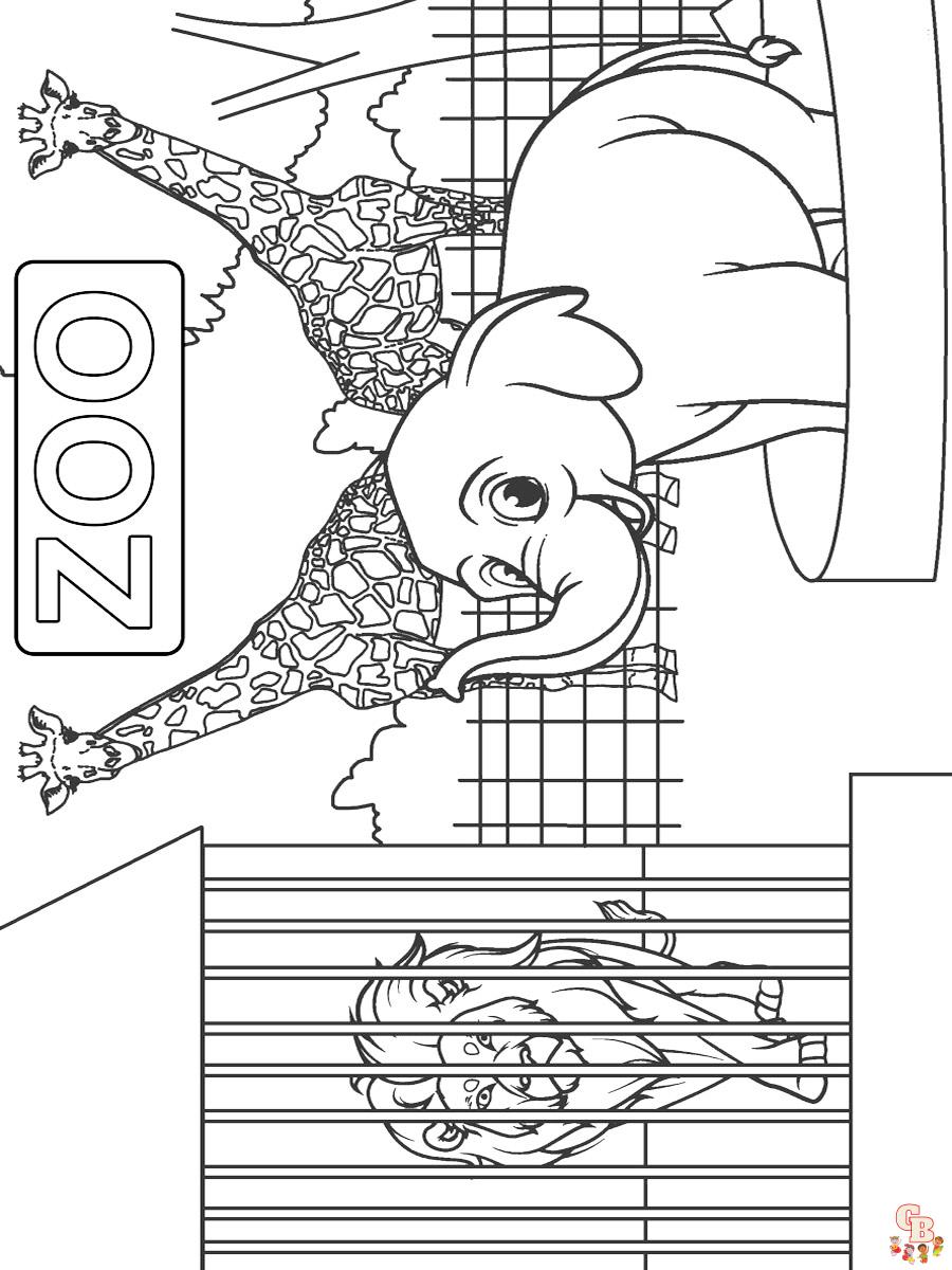 Coloriage Zoo