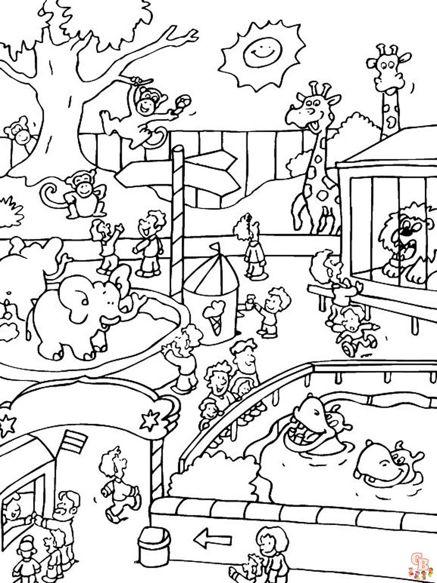 Coloriage Zoo