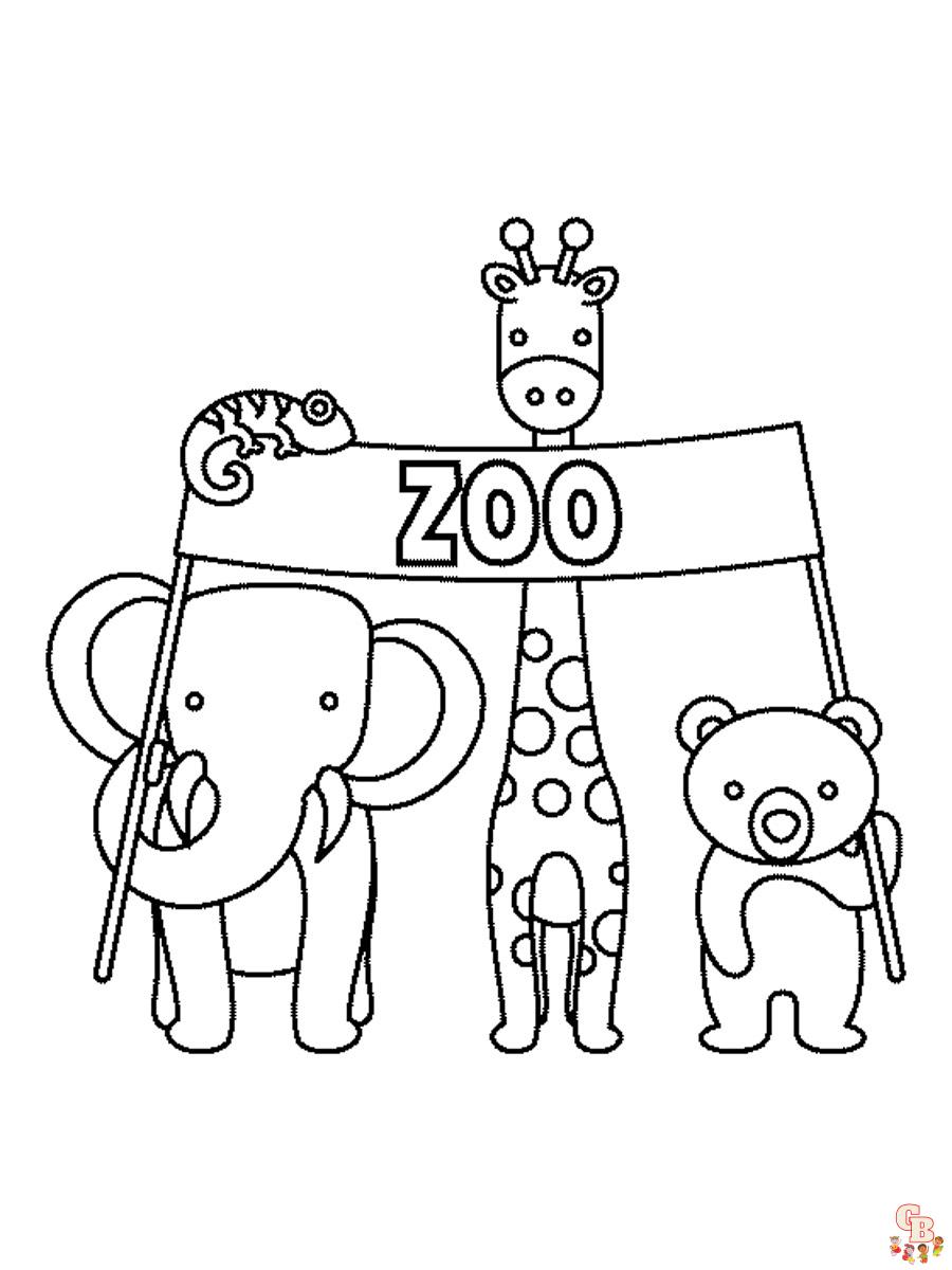 Coloriage Zoo