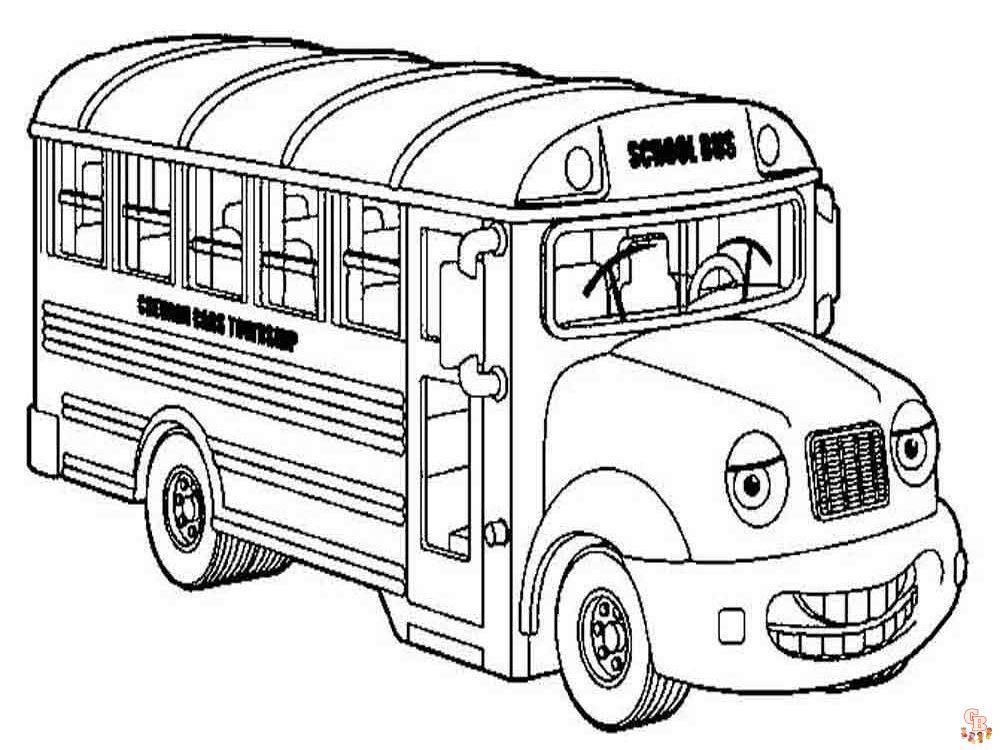 Coloriage bus