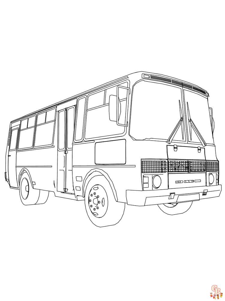 Coloriage bus