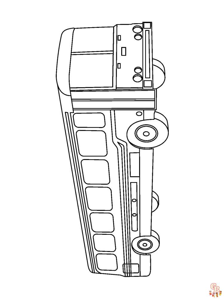 Coloriage bus