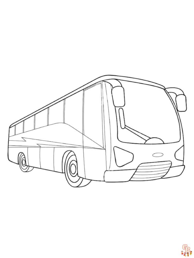 Coloriage bus