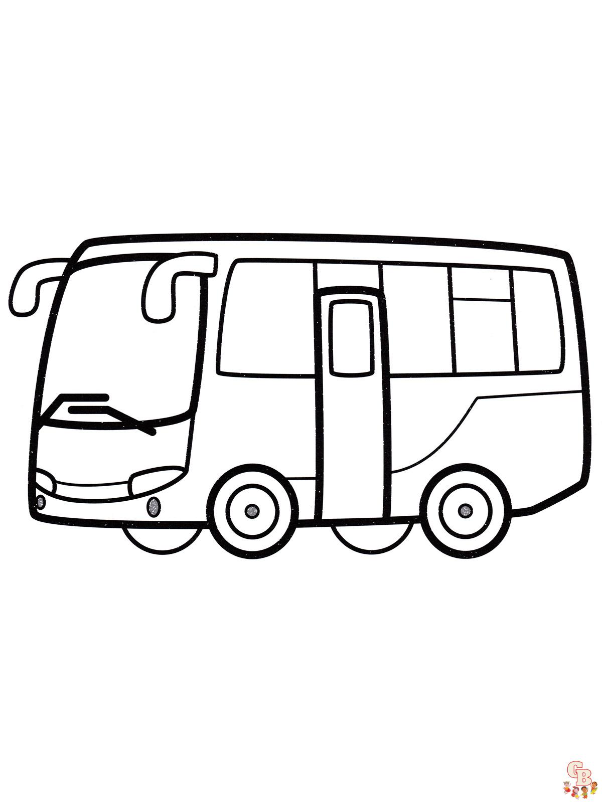 Coloriage bus