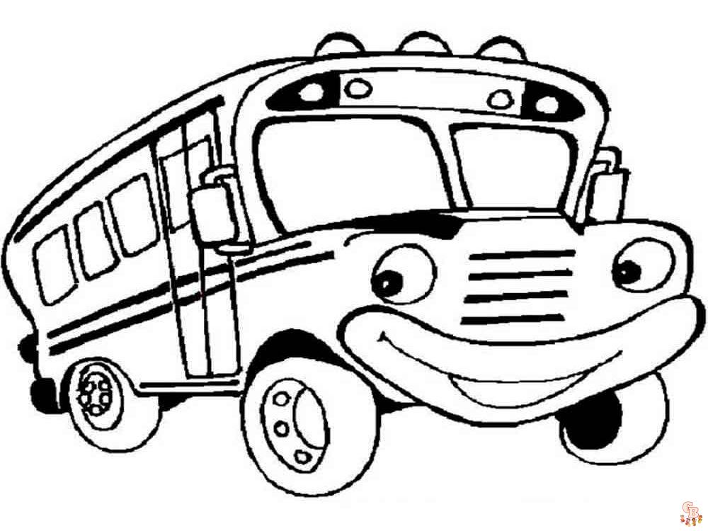 Coloriage bus