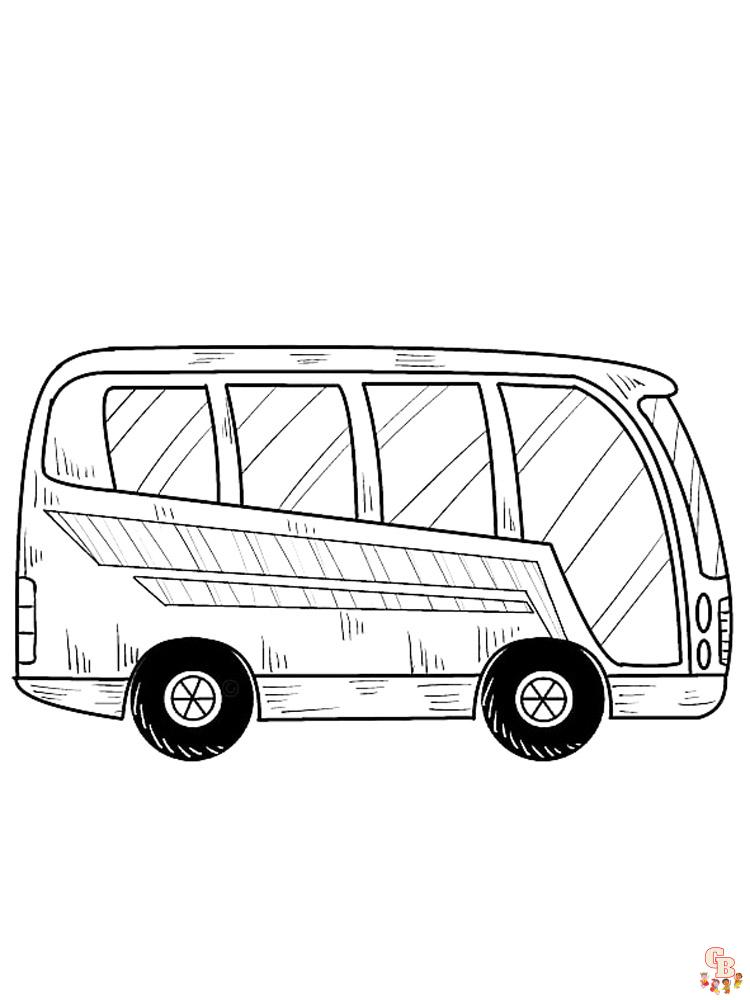 Coloriage bus