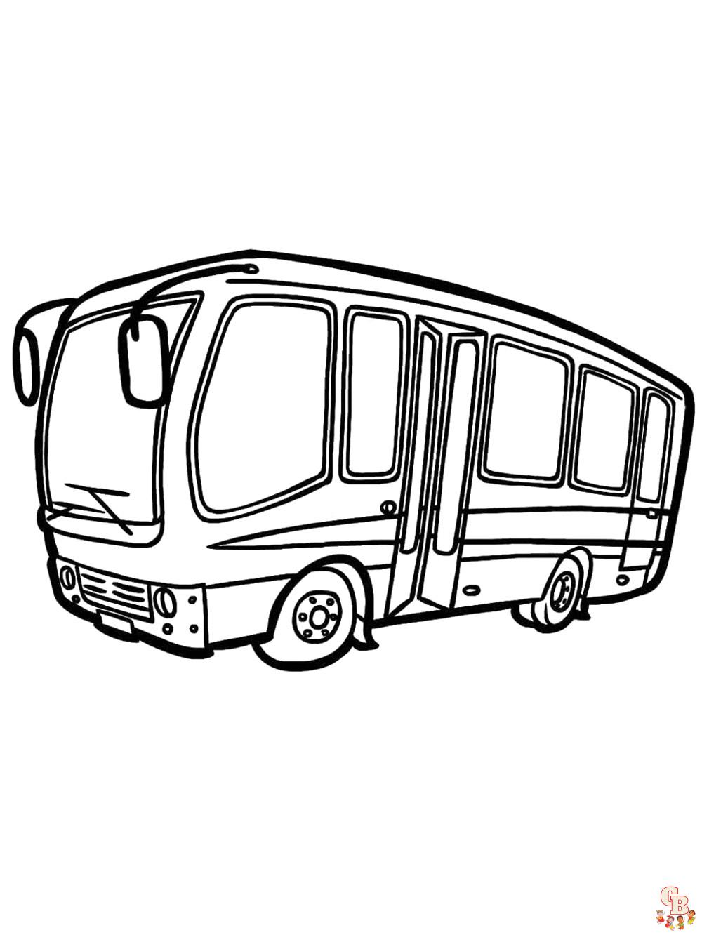 Coloriage bus