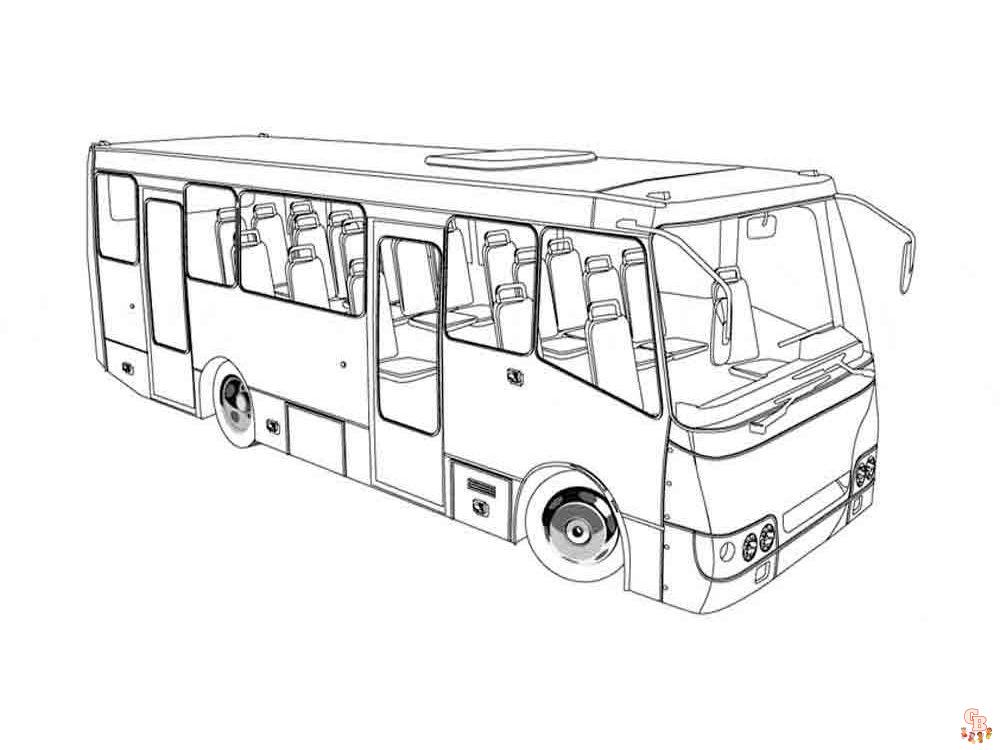 Coloriage bus