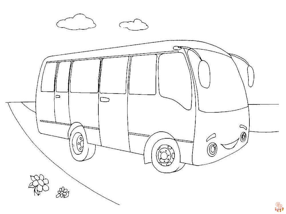 Coloriage bus