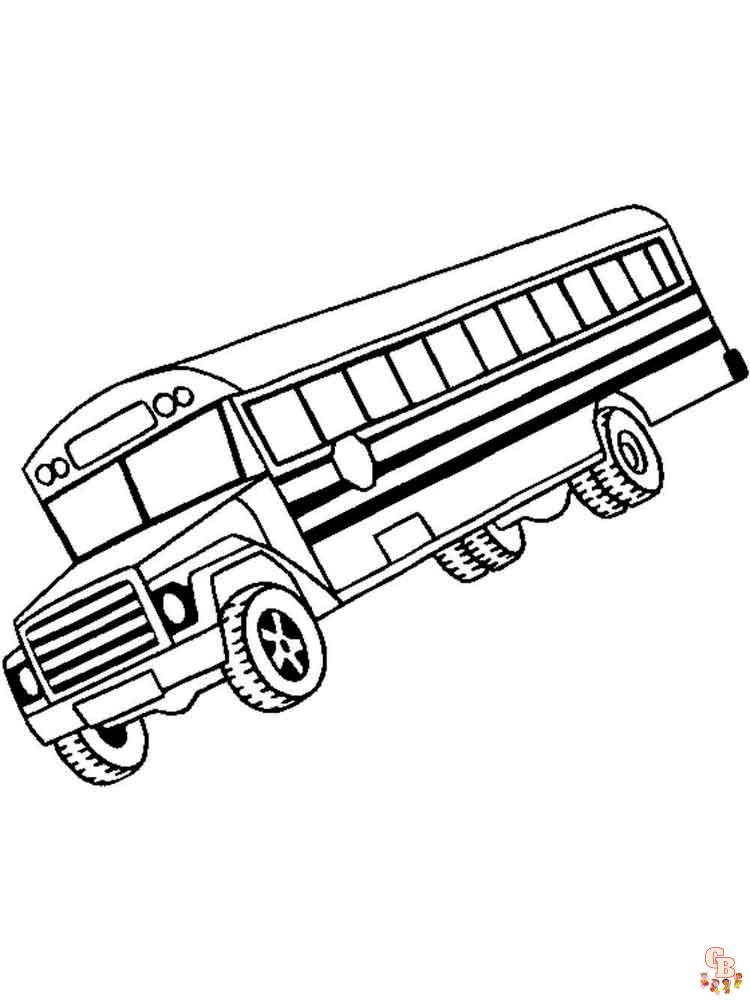 Coloriage bus