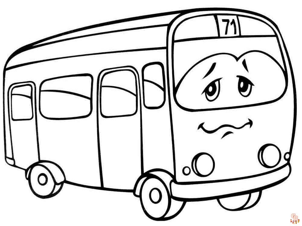 Coloriage bus