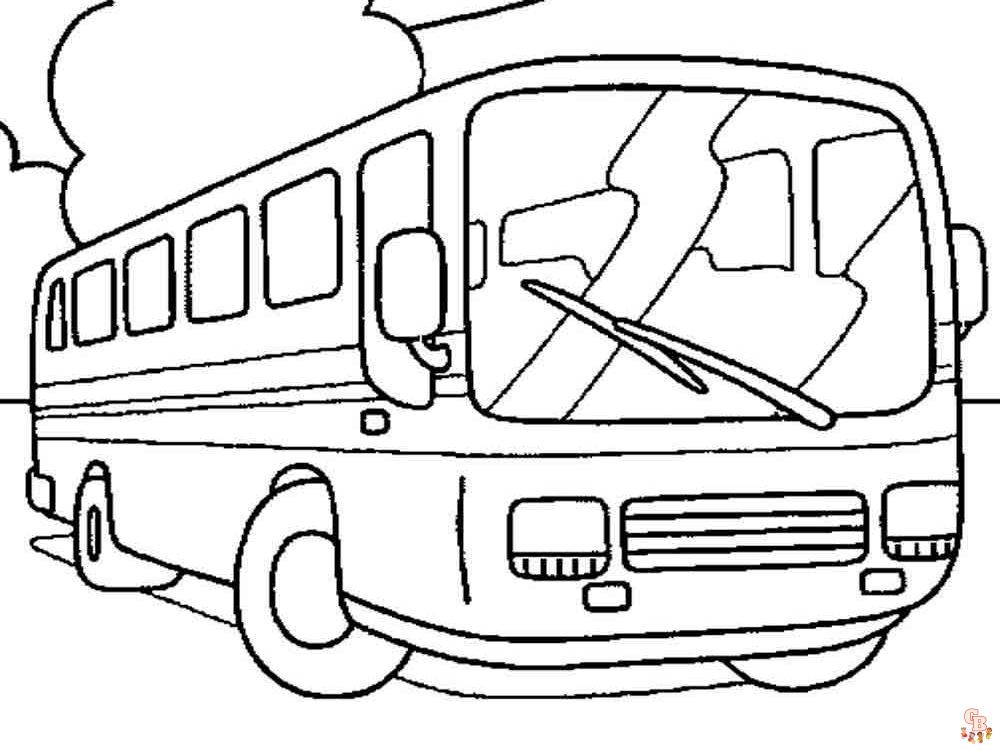 Coloriage bus