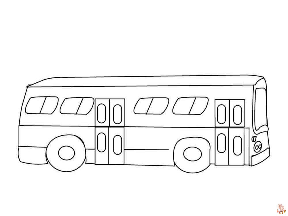 Coloriage bus